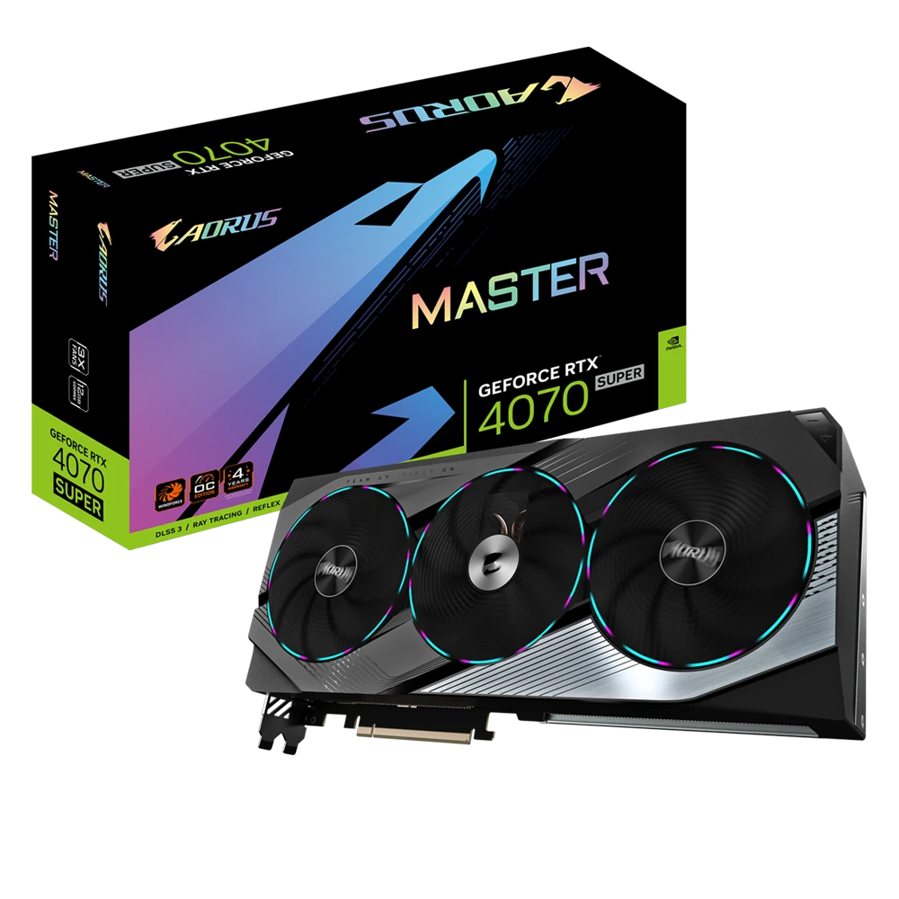Gigabyte AORUS GeForce RTX 4070 SUPER MASTER 12G
